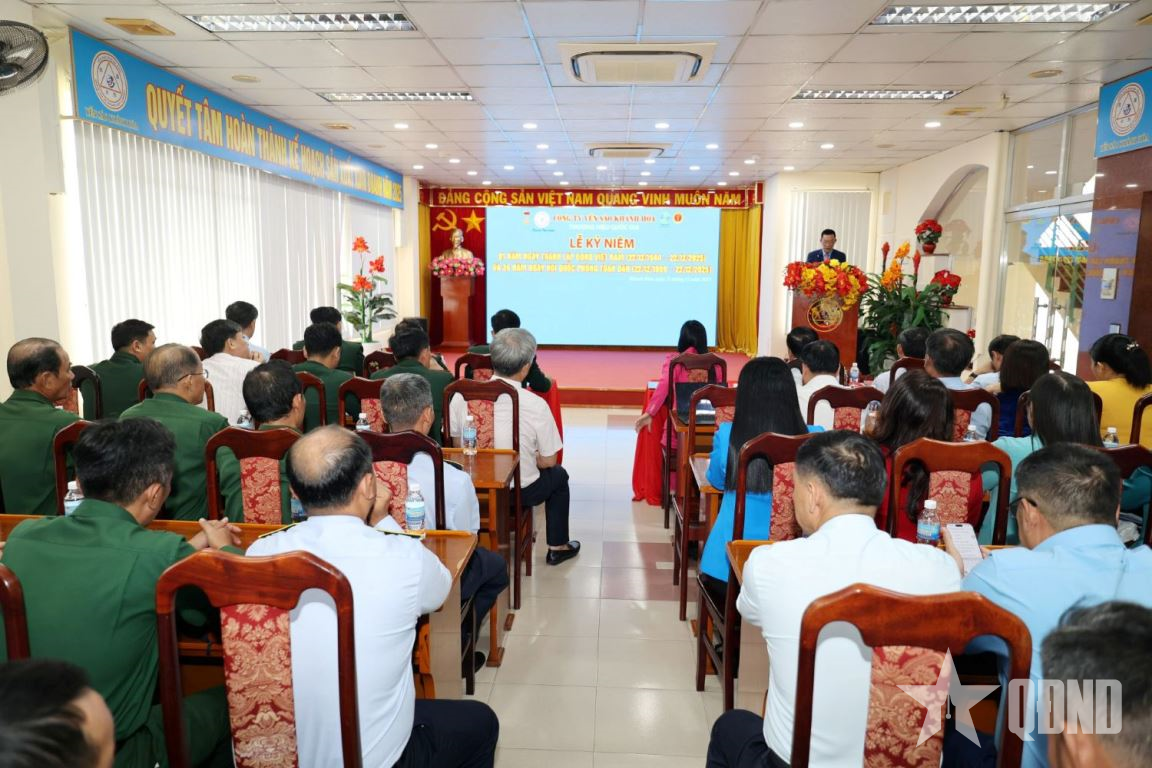 Công ty Yến sào Khánh Hòa: Gặp mặt kỷ niệm 81 năm Ngày thành lập Quân đội nhân dân Việt Nam
